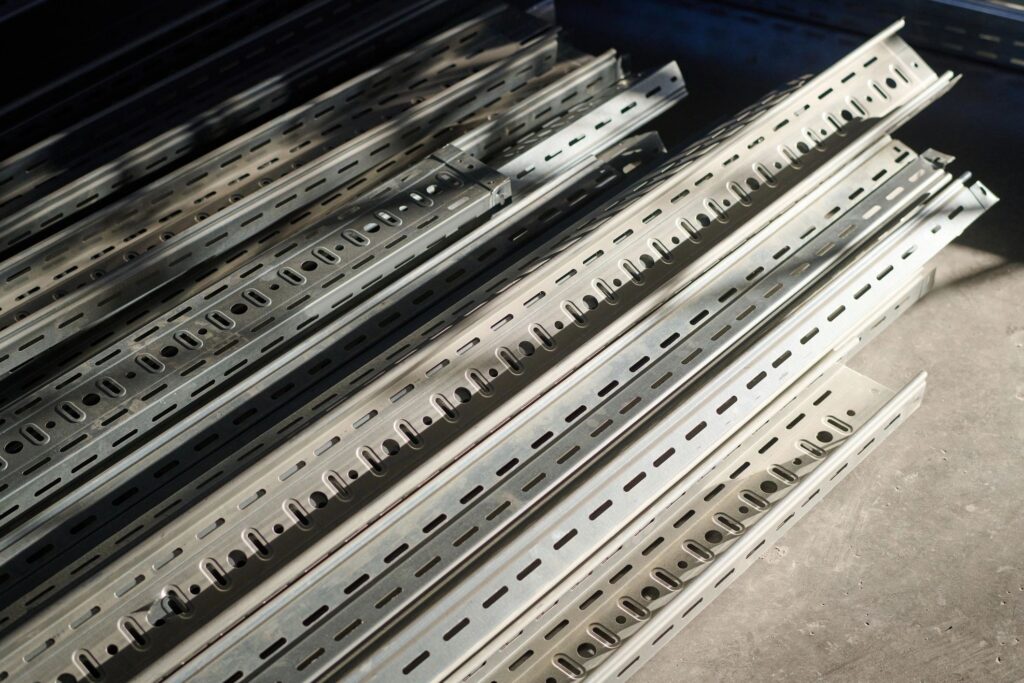 Pile of metallic spare parts for indistrial machine or other equipment